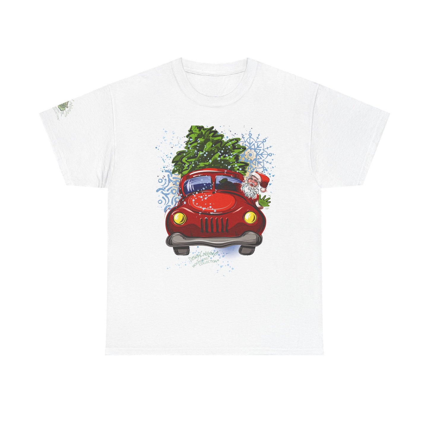 Santa Truck Graphic T-Shirt - MoonSong® Holiday Collection - Unisex-Fit Tee