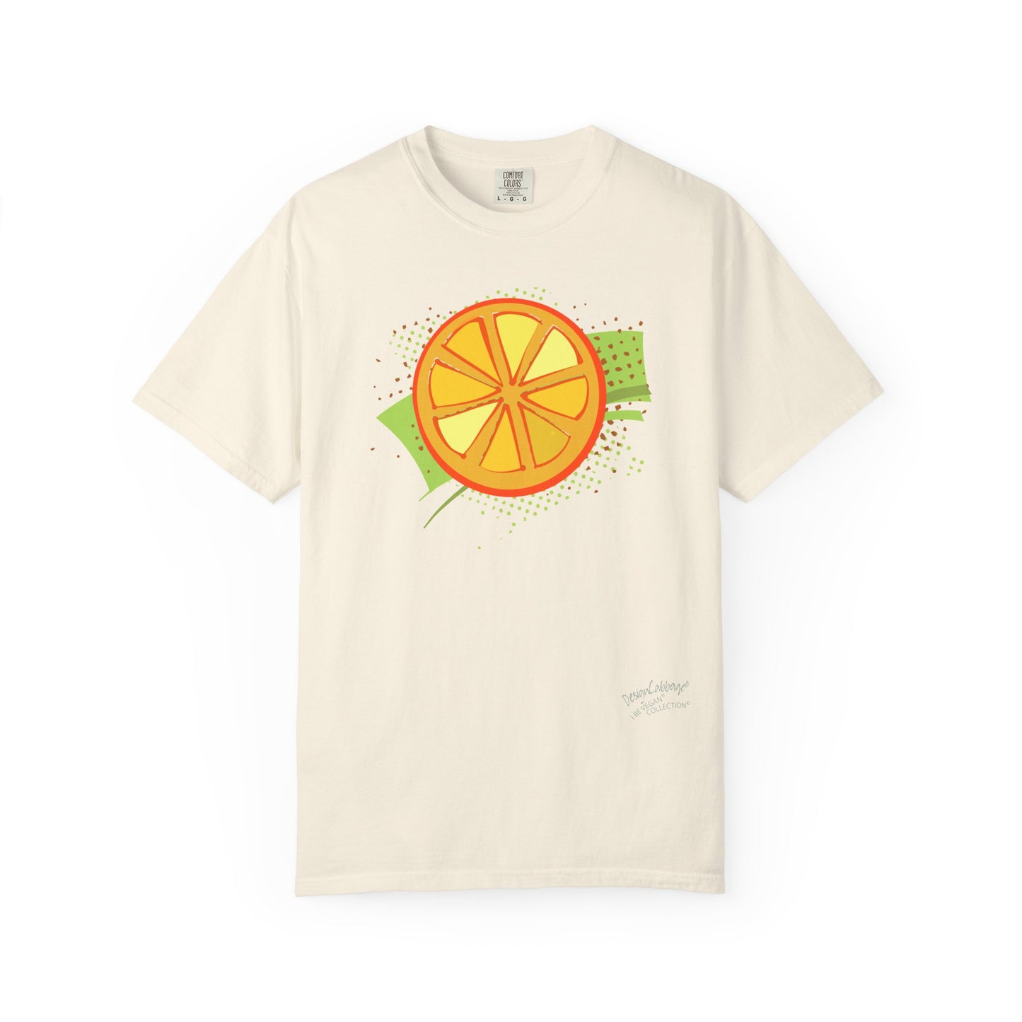 Orange Slice Graphic T-Shirt — Retro Citrus Art Tee