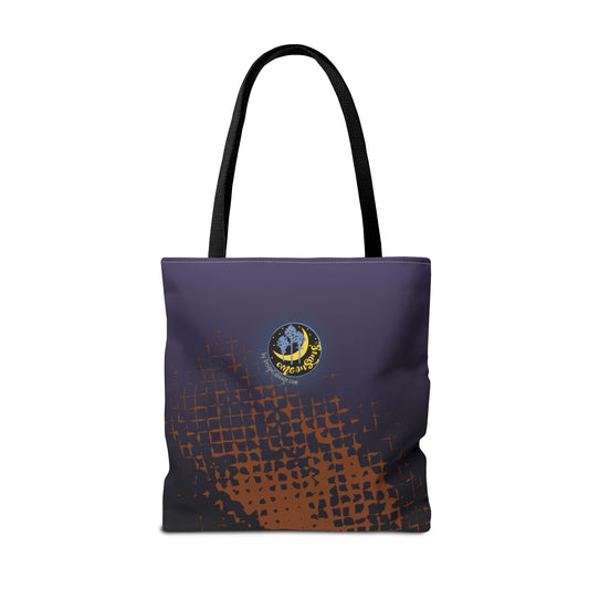 Bloody Broken Halloween Sunflower Daisy Graphic Tote Bag - MoonSong™ Collection