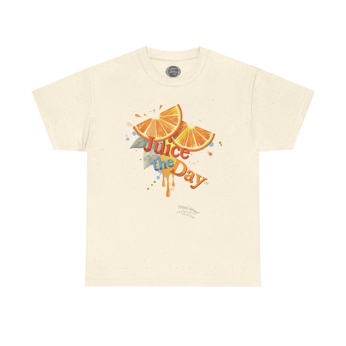 Juice The Day™ Tee – Retro Orange Slice Graphic T-Shirt