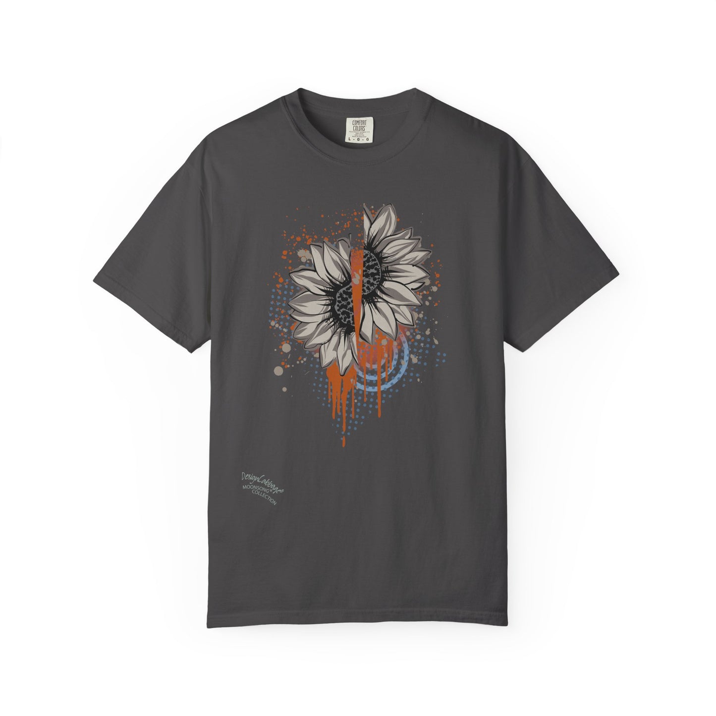 Sunflower Graffiti T-Shirt — Urban Floral Graphic Tee