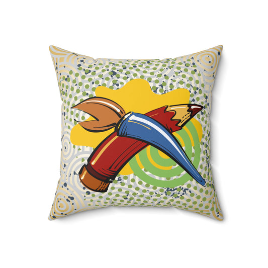 Graphic Artist Throw Pillow - Brush&Pen™ Collection