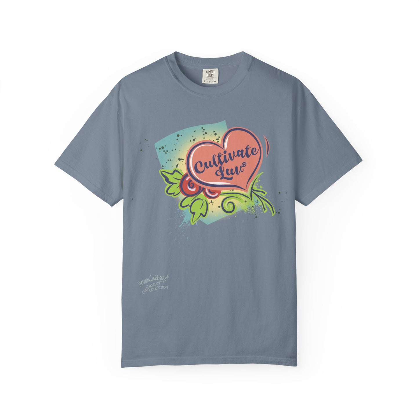 Cultivate Love T-Shirt — Vintage Heart Floral Graphic Tee