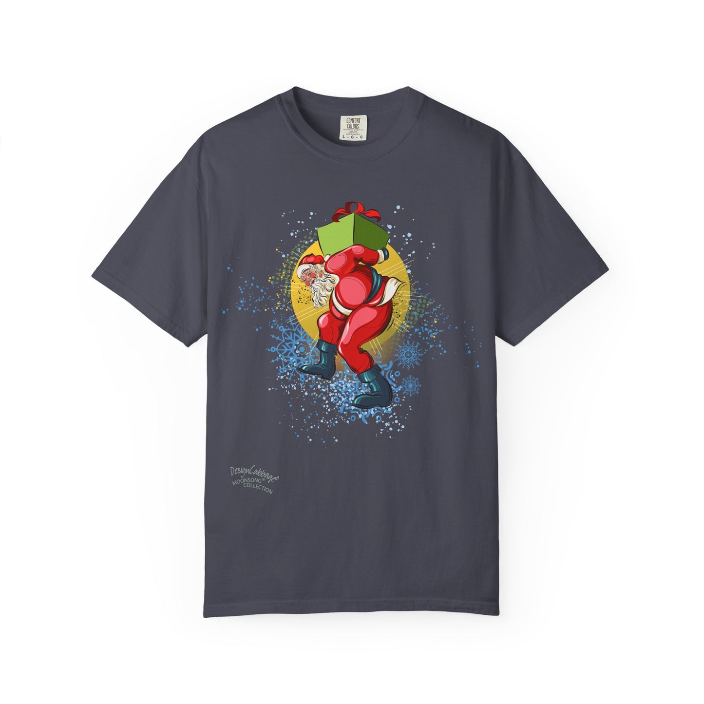 Holiday Polar Bear Gift-Carrier T-Shirt — Festive Winter Graphic Tee