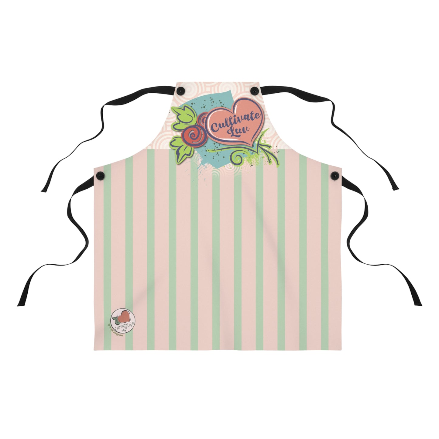 Love Heart Graphic Apron - CultivateLuv® Collection