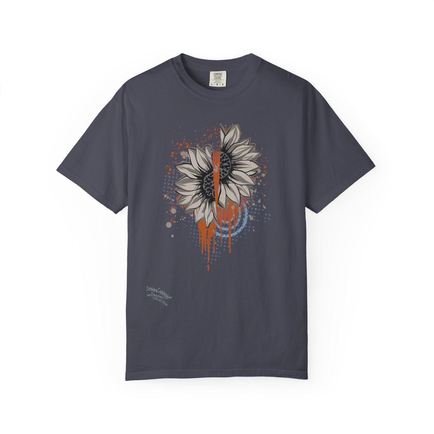 Sunflower Graffiti T-Shirt — Urban Floral Graphic Tee