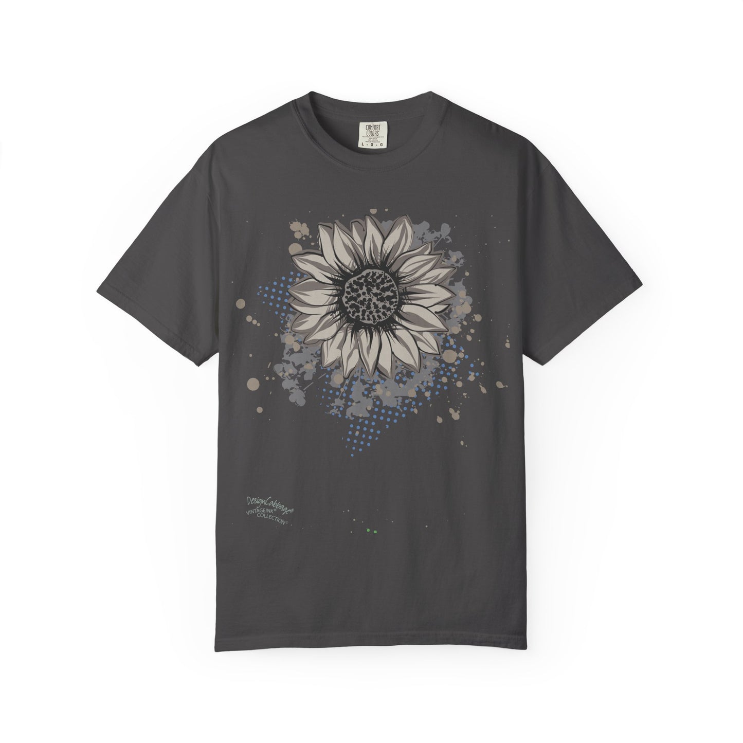 Sunflower Splash T-Shirt — Vintage Floral Graphic Tee