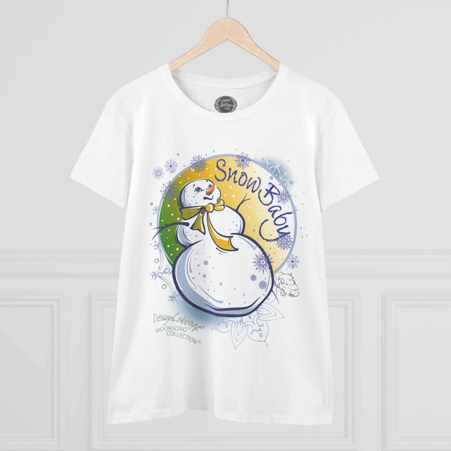 Snow Baby Graphic T-Shirt - MoonSong® Holiday Collection - Women's Tee
