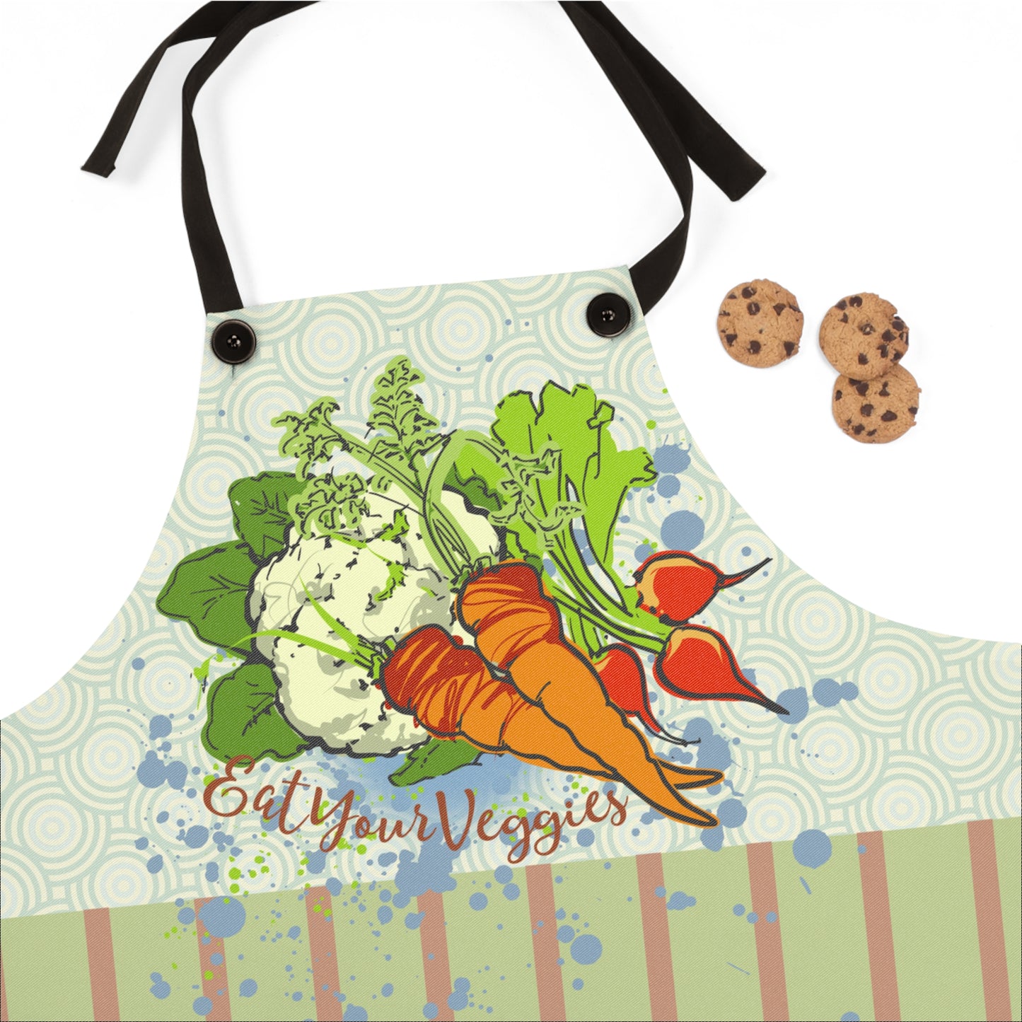 Vegetable Garden Graphic Apron - I Be Vegan® Collection
