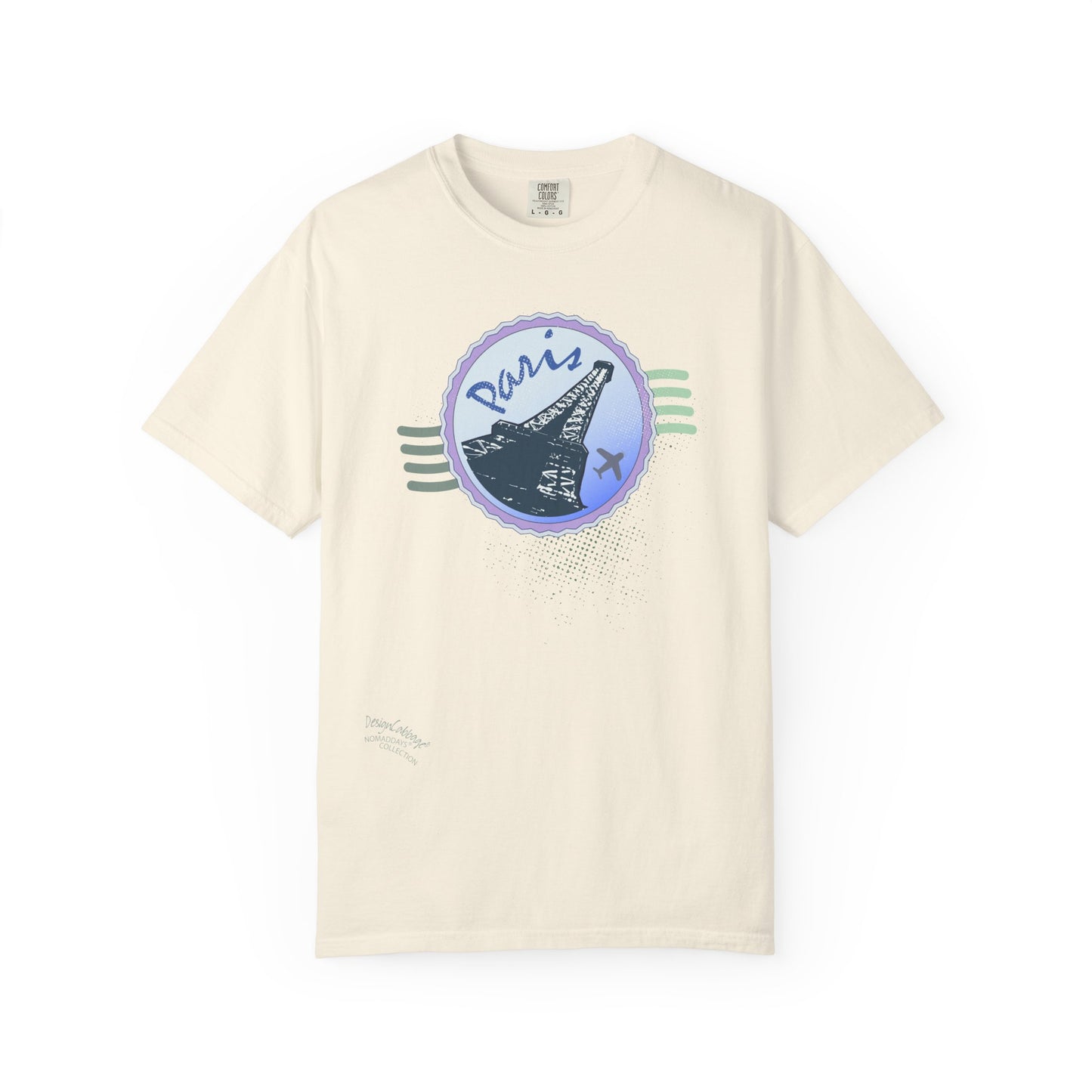 Paris Postmark T-Shirt — Vintage Eiffel Tower Travel Tee