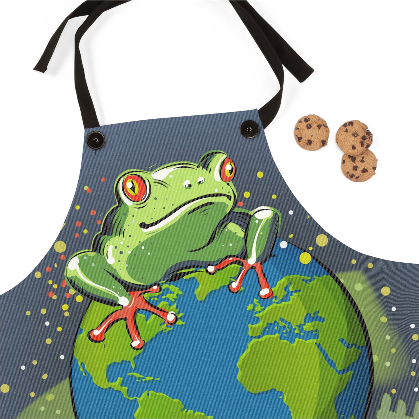 Frog Earth Love Graphic Apron - MoonSong® Collection