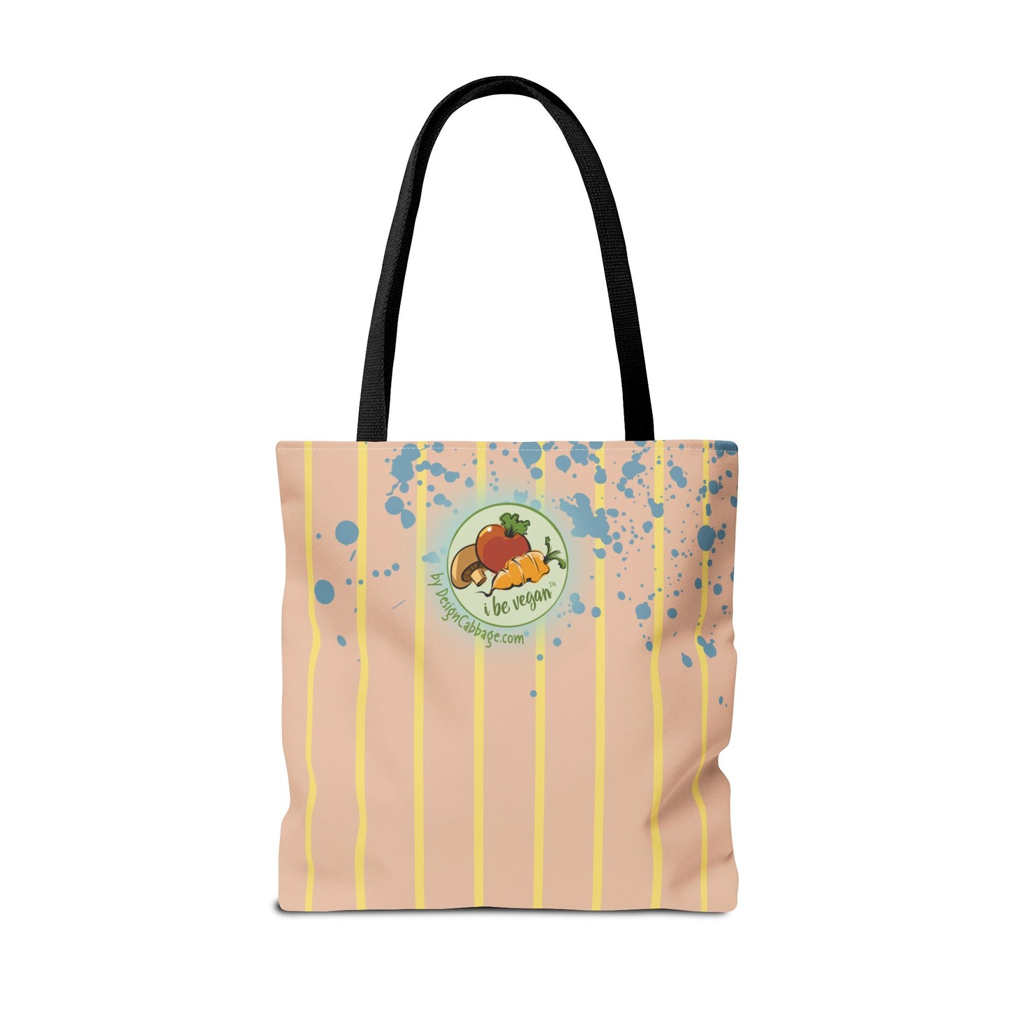 Strawberry Garden Graphic Tote Bag - I Be Vegan™ Collection