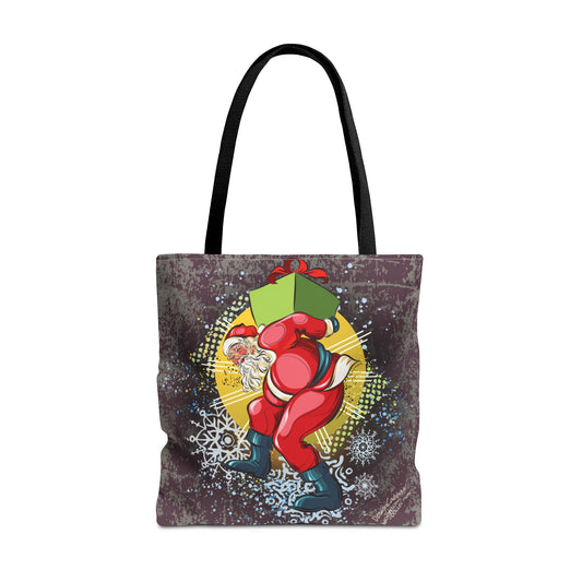 Christmas Santa Graphic Tote Bag - MoonSong™ Collection