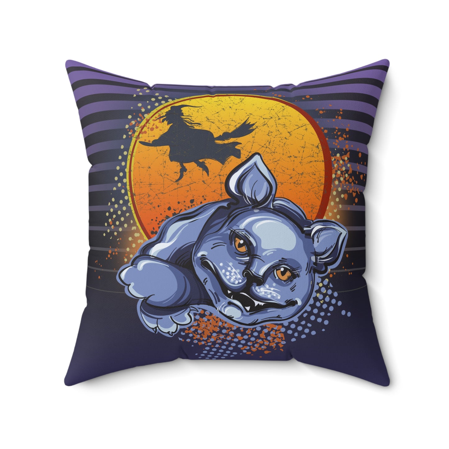 Halloween Cat Graphic Throw Pillow - MoonSong™ Collection