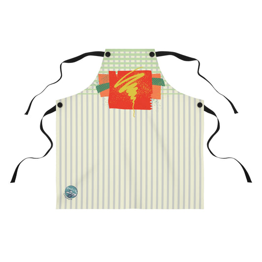 Abstract Art Whirlwind Graphic Apron - Brush&Pen® Collection