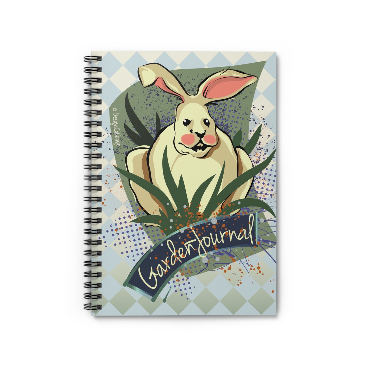 Bunny Garden Graphic Notebook - GardenPress™ Collection