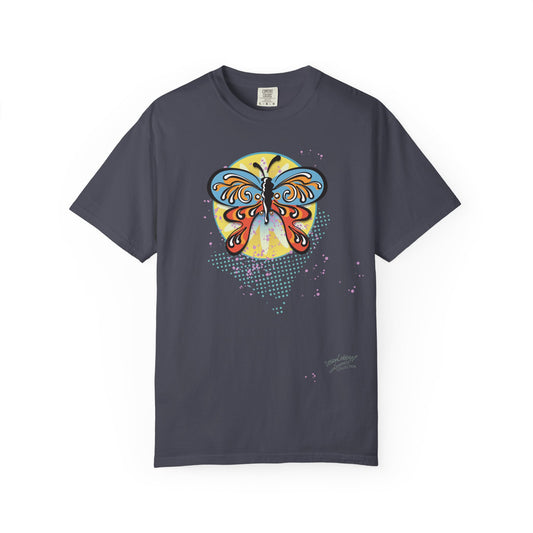 Colorful Retro Psychedelic Butterfly Unisex Graphic T-Shirt — GardenPress® Collection