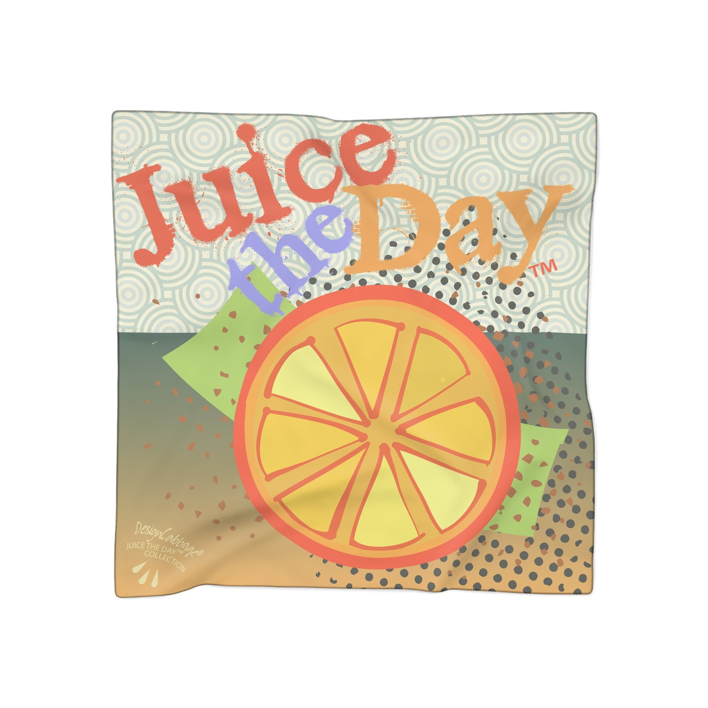 Citrus Graphic Fashion Scarf | Juice The Day™ Collection