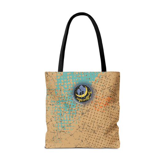 Vintage Halloween Pumpkin Graphic Tote Bag - MoonSong™ Collection