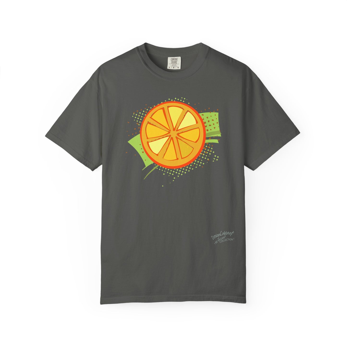 Orange Slice Graphic T-Shirt — Retro Citrus Art Tee