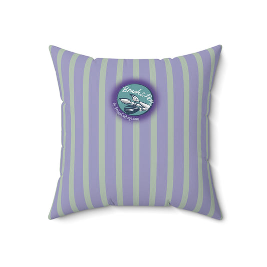 Earth Compass Graphic Throw Pillow - Brush&Pen™ Collection