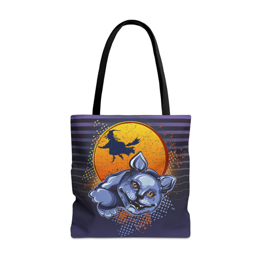 Halloween Cat Graphic Tote Bag - MoonSong™ Collection