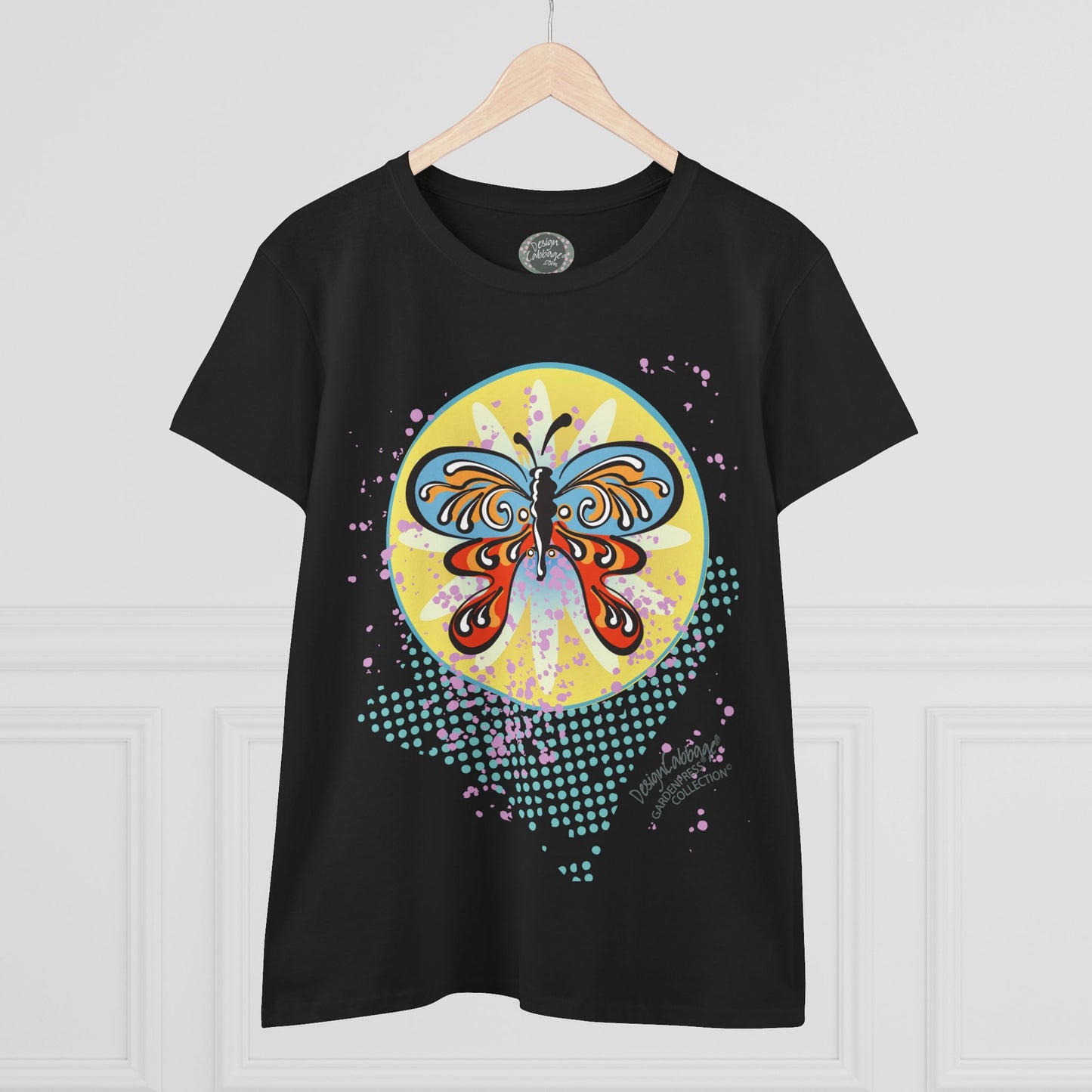 Butterfly Garden Graphic T-Shirt - GardenPress® Collection - Women's Tee