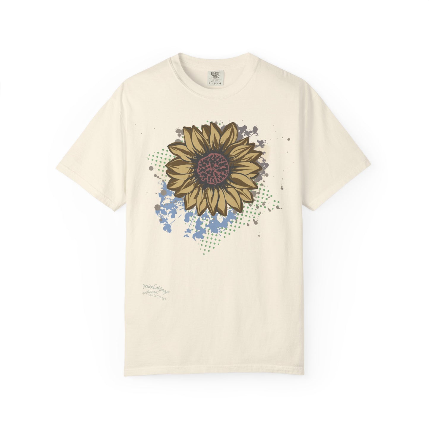 Sunflower Graphic T-Shirt — Vintage Botanical Tee