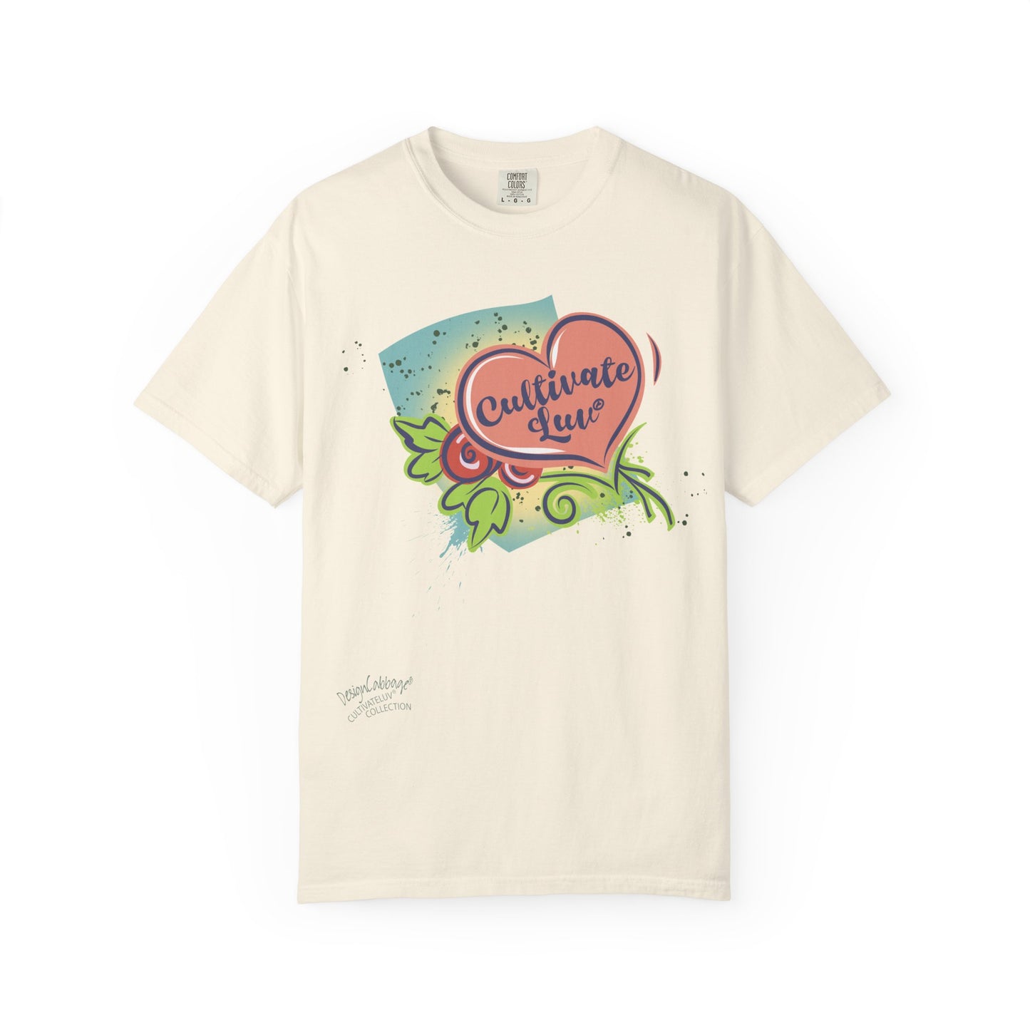 Cultivate Love T-Shirt — Vintage Heart Floral Graphic Tee