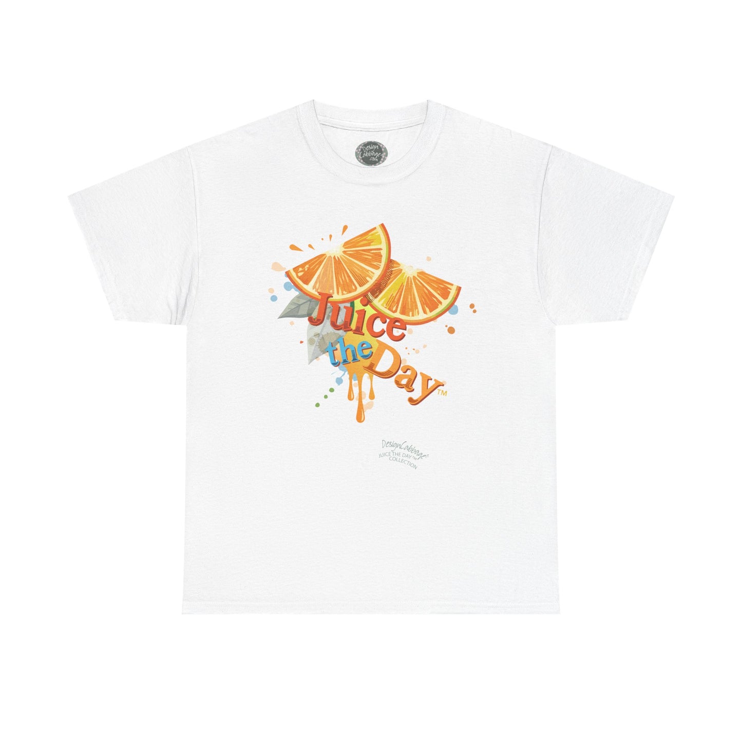 Juice The Day™ Tee – Retro Orange Slice Graphic T-Shirt