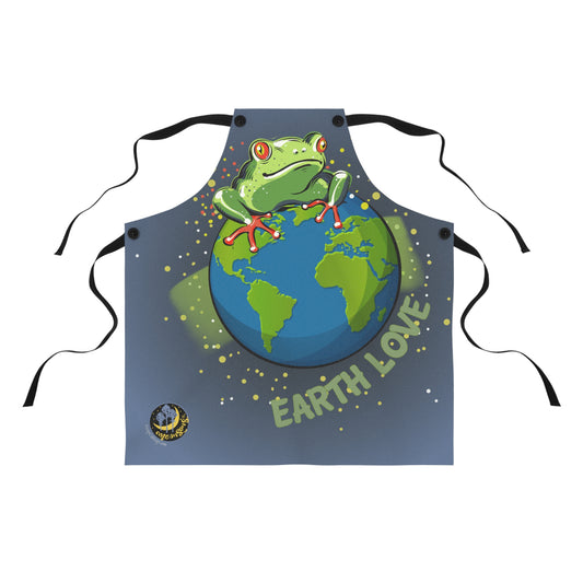 Frog Earth Love Graphic Apron - MoonSong® Collection