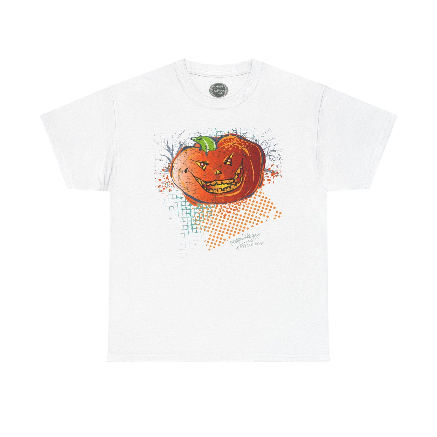 Sarcastic Halloween Pumpkin Graphic T-Shirt - MoonSong® Holiday Collection - Unisex-Fit Tee
