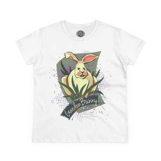 Bunny Rabbit Garden Graphic T-Shirt - GardenPress® Collection - Women's Tee