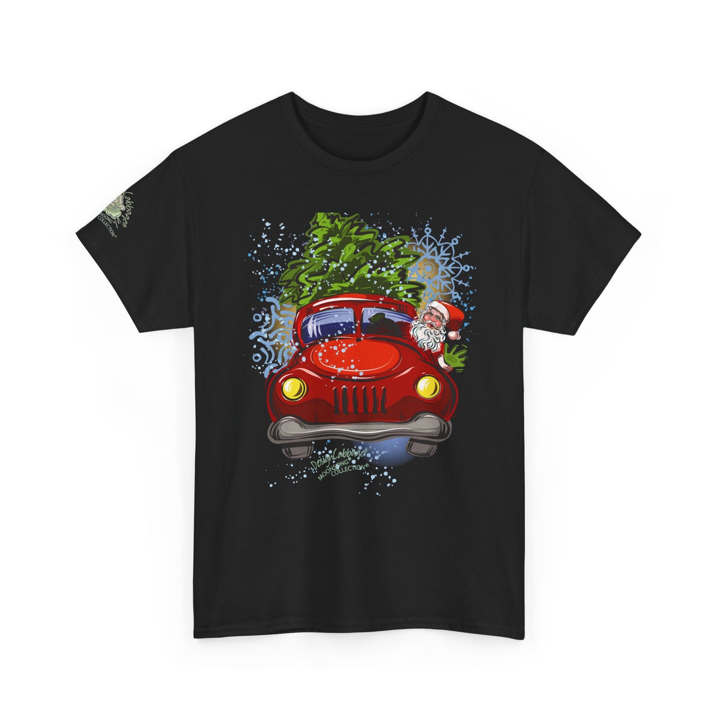 Santa Truck Graphic T-Shirt - MoonSong® Holiday Collection - Unisex-Fit Tee