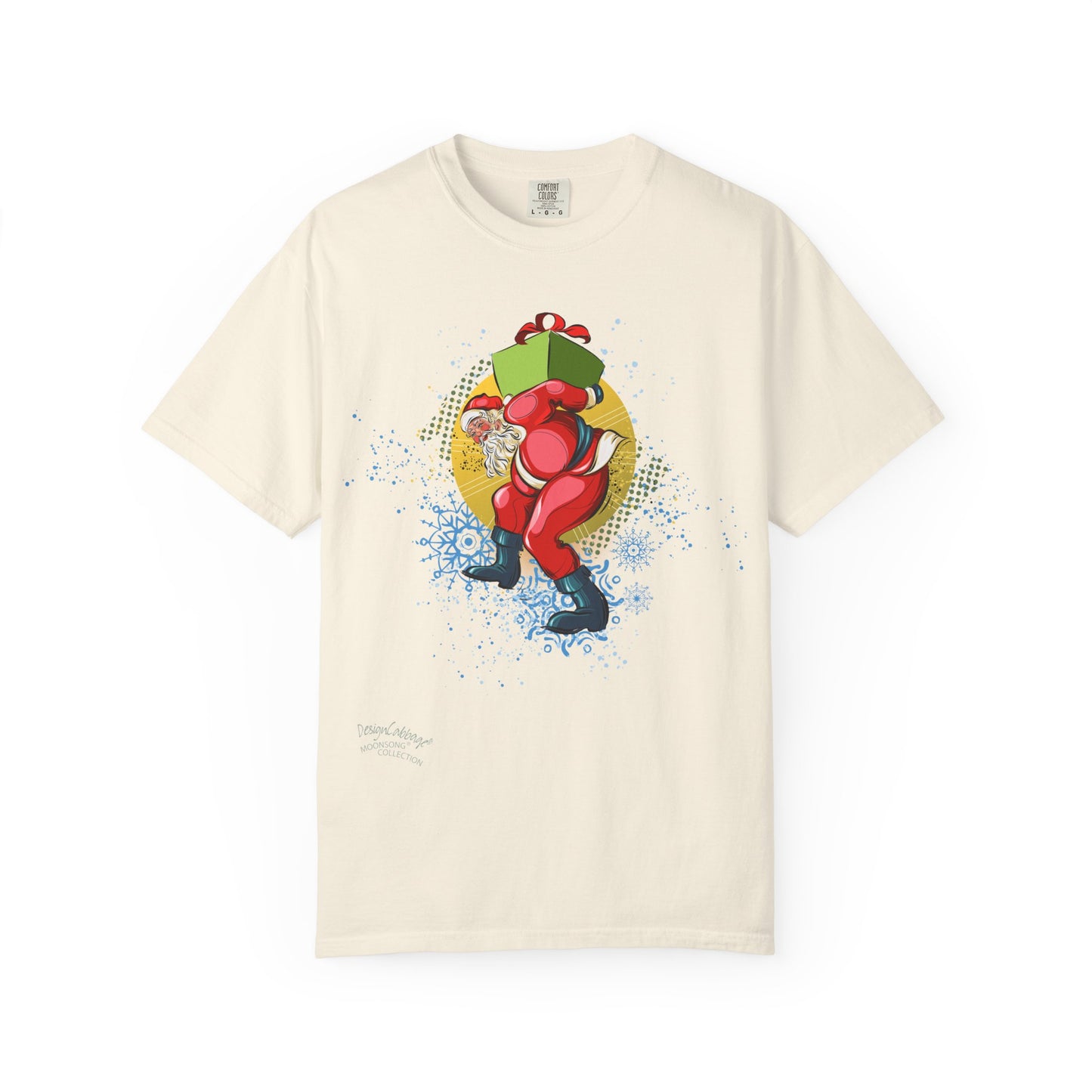 Holiday Polar Bear Gift-Carrier T-Shirt — Festive Winter Graphic Tee