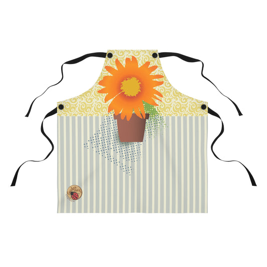 Garden Daisy Graphic Apron - GardenPress® Collection
