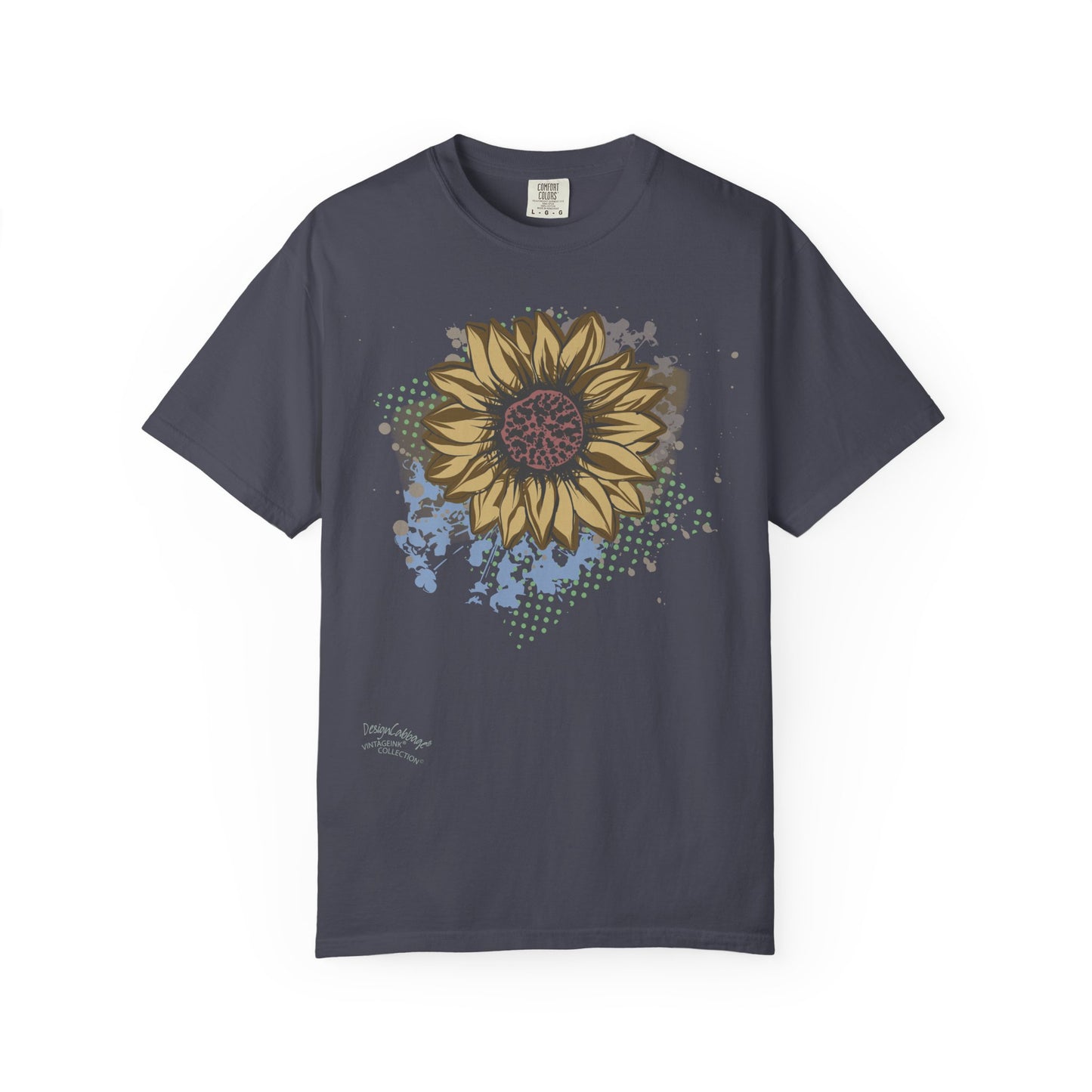 Sunflower Graphic T-Shirt — Vintage Botanical Tee
