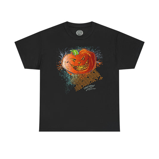 Sarcastic Halloween Pumpkin Graphic T-Shirt - MoonSong® Holiday Collection - Unisex-Fit Tee