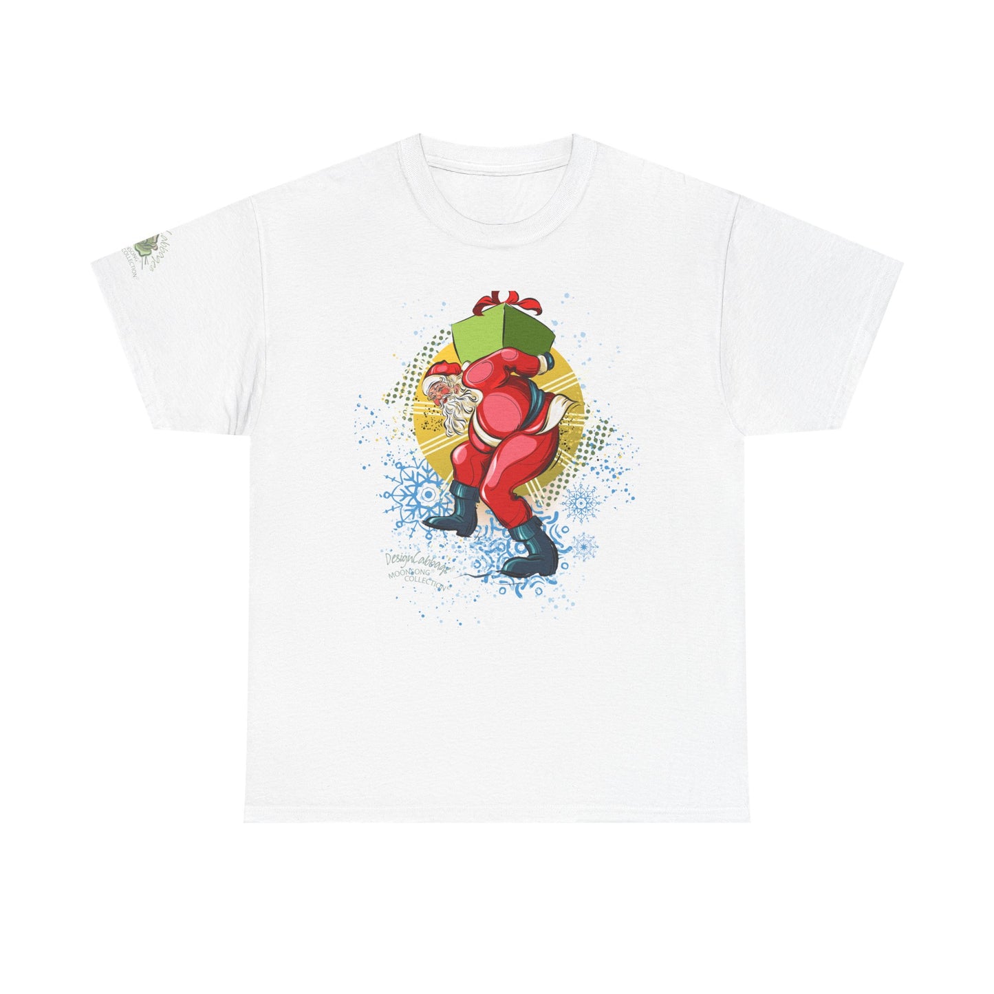 Happy Dancing Santa Graphic T-Shirt - MoonSong® Holiday Collection - Unisex-Fit Tee
