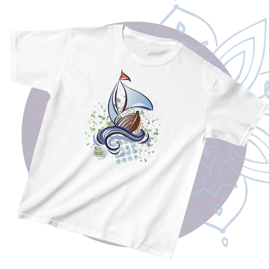 Sailboat Graphic T-Shirt - BoatBird® Collection - Kids' Tee