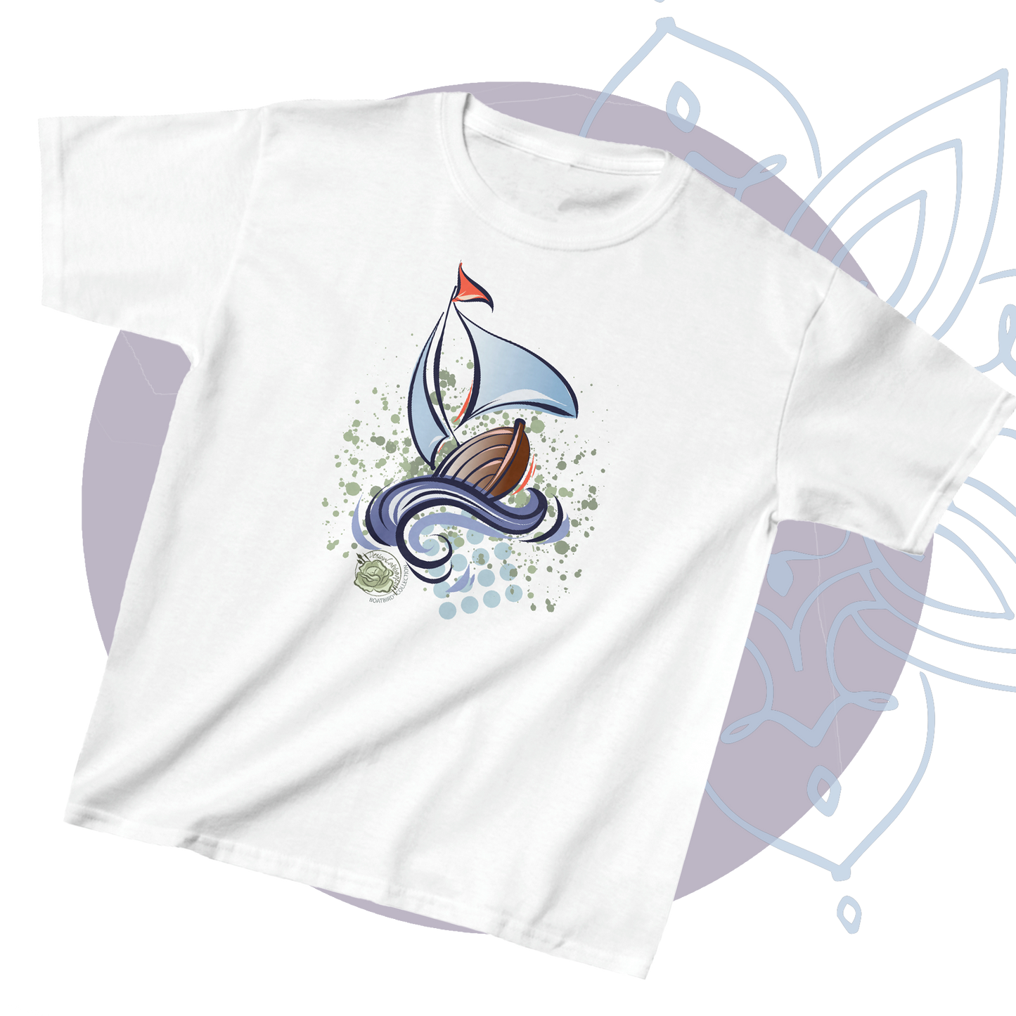 Sailboat Graphic T-Shirt - BoatBird® Collection - Kids' Tee