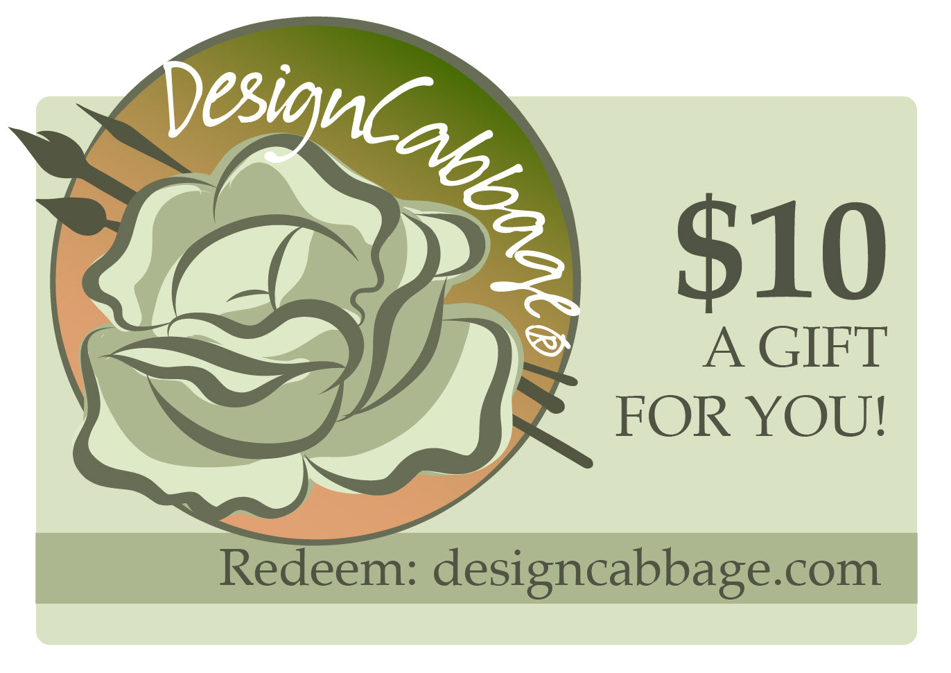 Design Cabbage® Gift Card