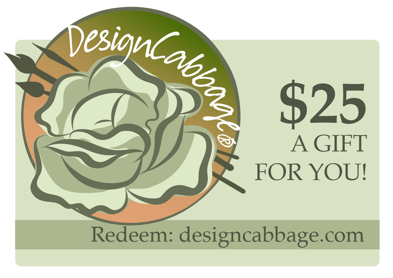 Design Cabbage® Gift Card