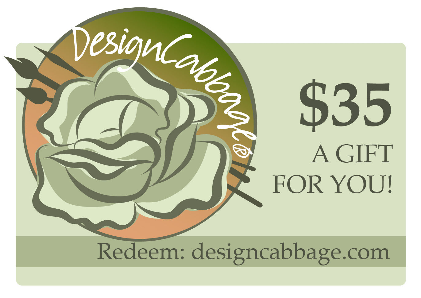 DesignCabbage® Gift Card