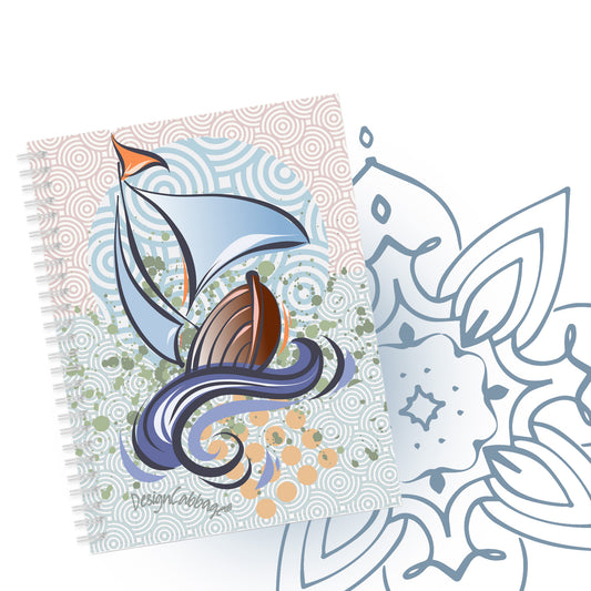 Sailboat Graphic Notebook Journal - BoatBird® Collection