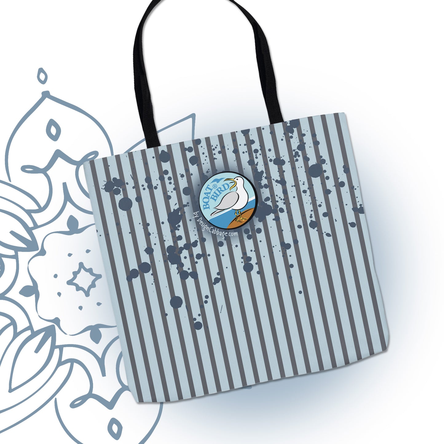 Sailboat Graphic Tote Bag - BoatBird® Collection