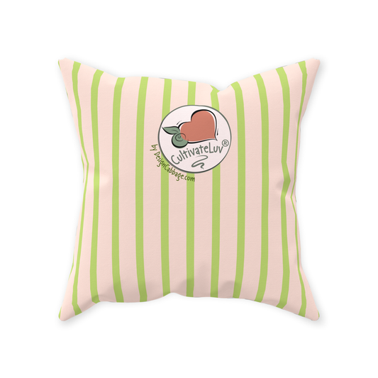 Love Heart Graphic Throw Pillow - CultivateLuv® Collection