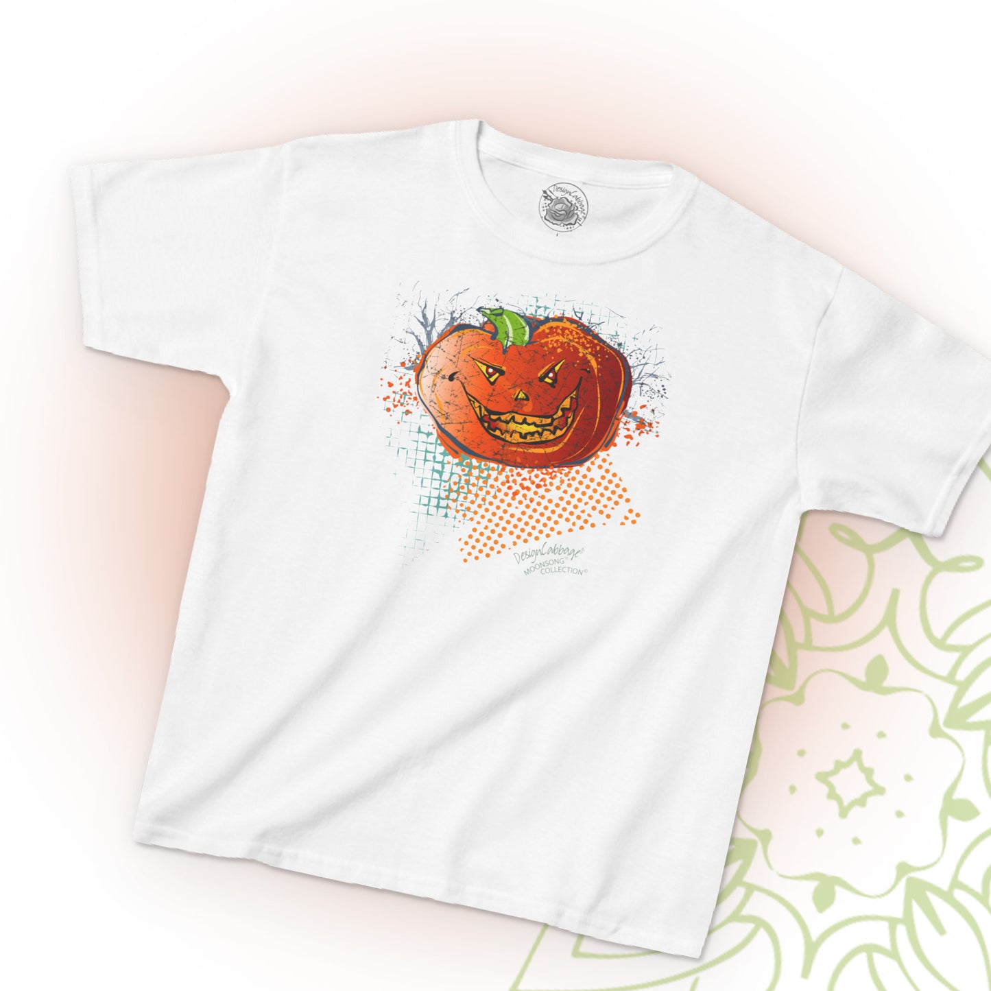 Sarcastic Halloween Pumpkin Graphic T-Shirt - MoonSong® Collection - Kids' Tee
