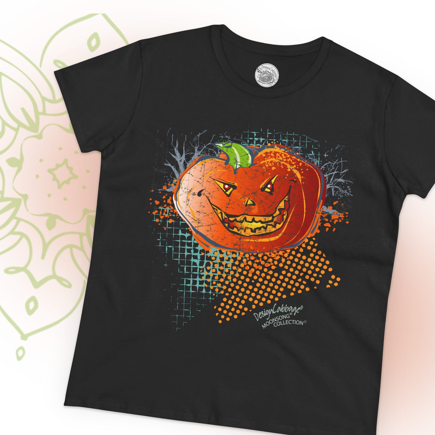 Sarcastic Halloween Pumpkin Graphic T-Shirt - MoonSong® Collection - Women's Tee