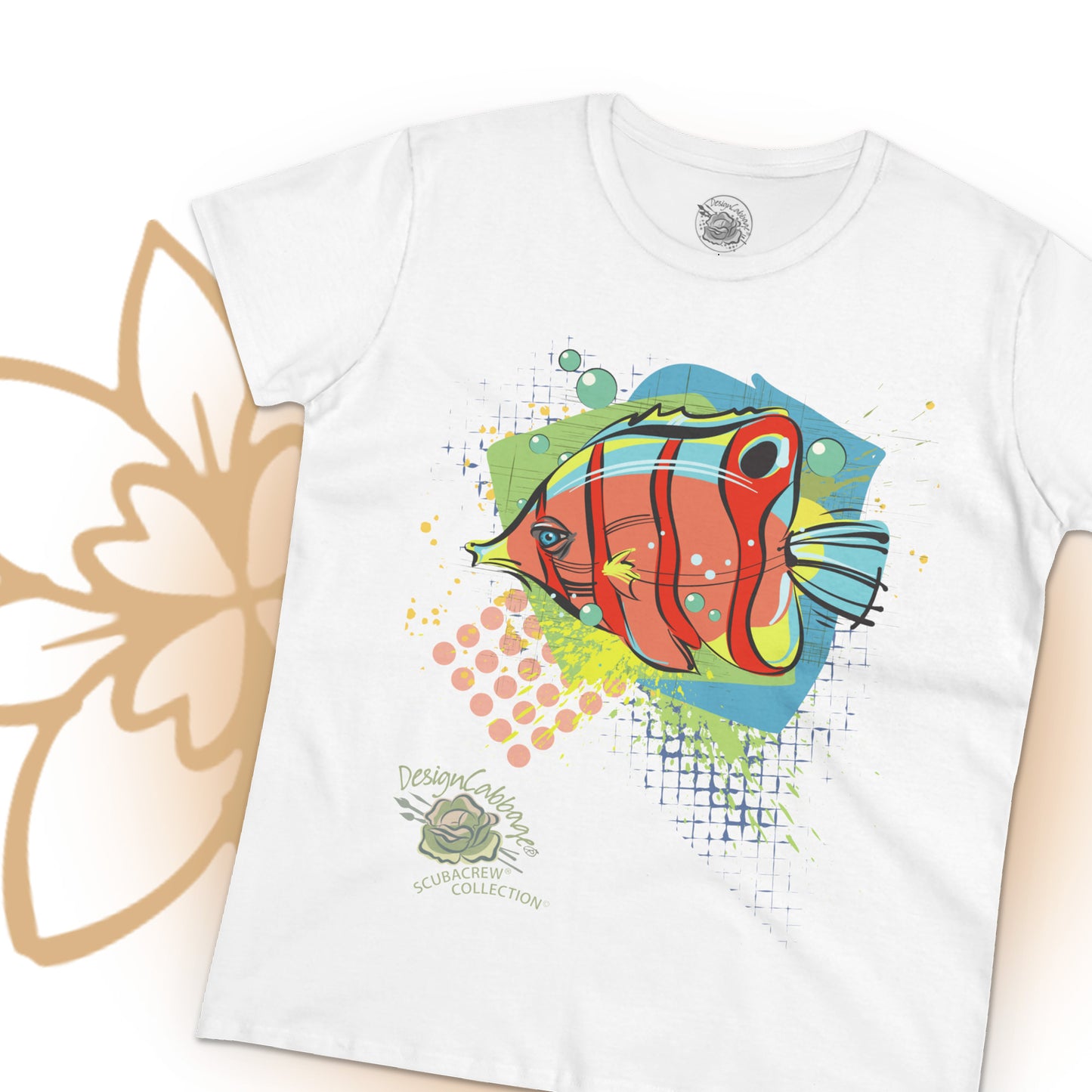 Tropical Fish Ocean Graphic T-Shirt - ScubaCrew® Collection - Women's Tee
